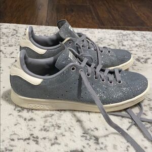 Adidas Stan Smith sneakers size 8 grey and white